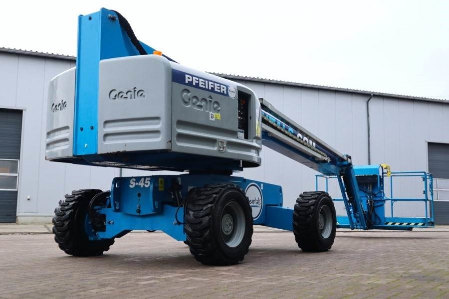 Telescopic boom Genie S45 Valid inspection, *Guarantee! Diesel, 4x4 Driv: picture 8