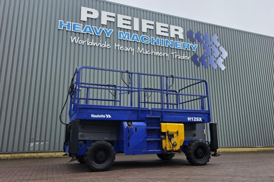 Haulotte H12SX Diesel, 4x4 Drive, 12m Working Height, 700kg - Scissor lift: picture 1 Haulotte H12SX Diesel, 4x4 Drive, 12m Working Height, 700kg - Scissor lift: picture 1