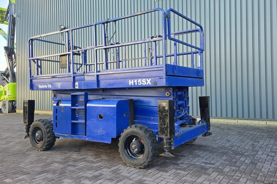 Scissor lift Haulotte H15SX As-Is, Diesel, 4x4 Drive 15 Working Height,: picture 8