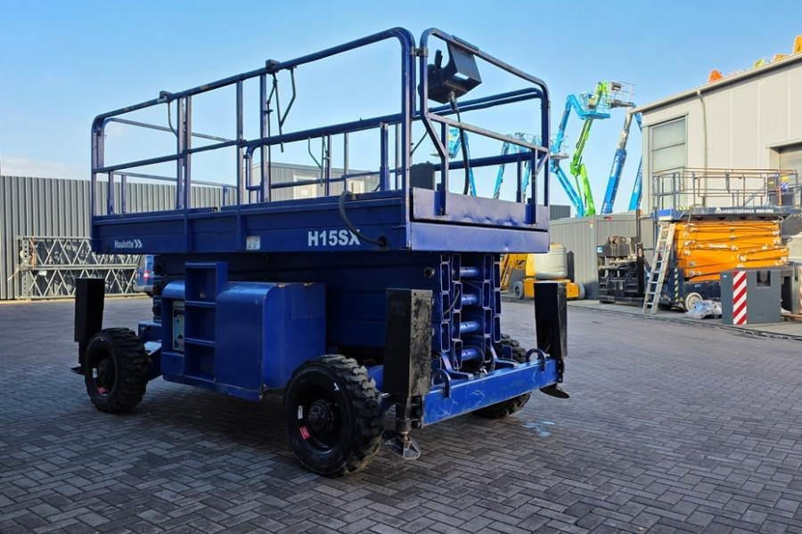 Scissor lift Haulotte H15SX As-Is, Diesel, 4x4 Drive 15 Working Height,: picture 7