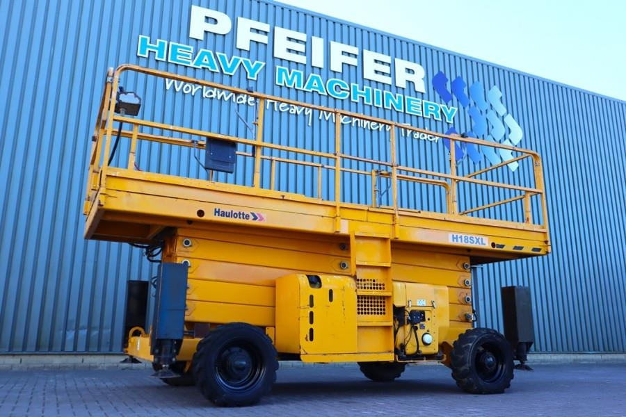 Haulotte H18SXL Diesel, 4x4 Drive, 18m Working Height, 500k - Scissor lift: picture 1 Haulotte H18SXL Diesel, 4x4 Drive, 18m Working Height, 500k - Scissor lift: picture 1