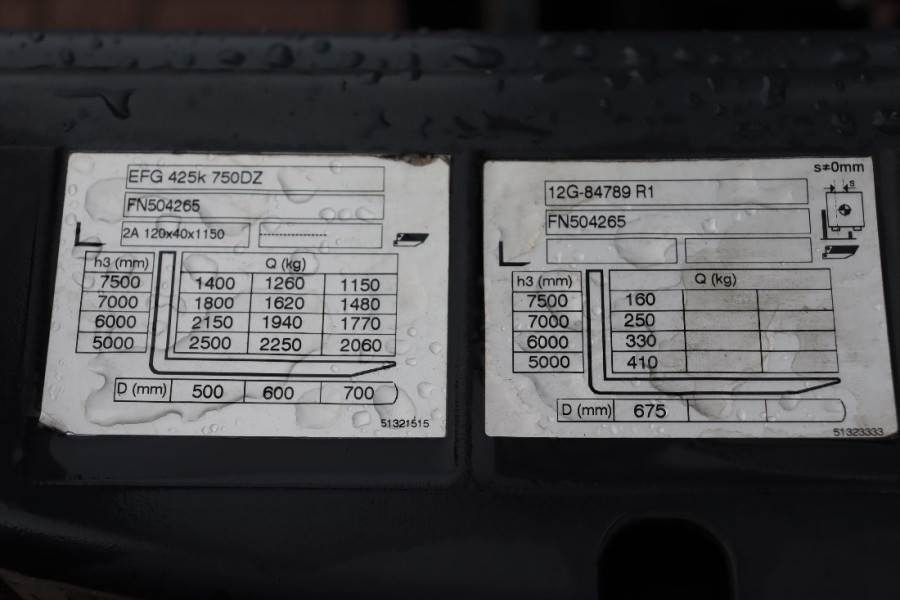 Diesel forklift Jungheinrich EFG425K Valid inspection, *Guarantee! Electric, Li: picture 10