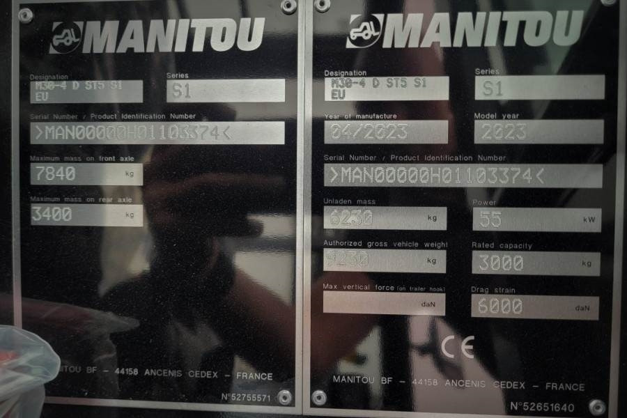 Manitou M30-4 Valid inspection, *Guarantee, Diesel, 4x4 Dr - Rough terrain forklift: picture 5 Manitou M30-4 Valid inspection, *Guarantee, Diesel, 4x4 Dr - Rough terrain forklift: picture 5