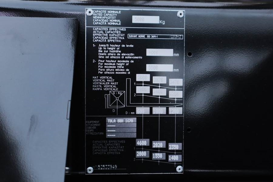 Rough terrain forklift Manitou M50-4 Valid Inspection, *Guarantee, Diesel, 4x4 Dr: picture 6