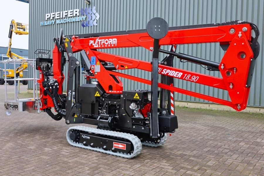 Articulated boom Platform Basket Spider 18.90 PRO CE Declaration, Valid inspection,: picture 8 Articulated boom Platform Basket Spider 18.90 PRO CE Declaration, Valid inspection,: picture 8