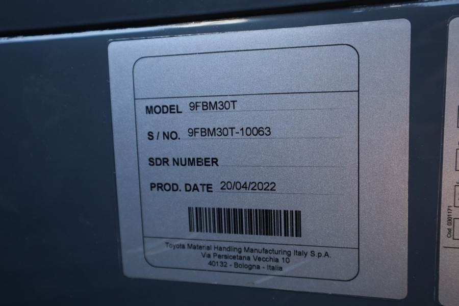 Toyota 9FBM30T Valid inspection, *Guarantee! Electric, 47 - Diesel forklift: picture 5 Toyota 9FBM30T Valid inspection, *Guarantee! Electric, 47 - Diesel forklift: picture 5