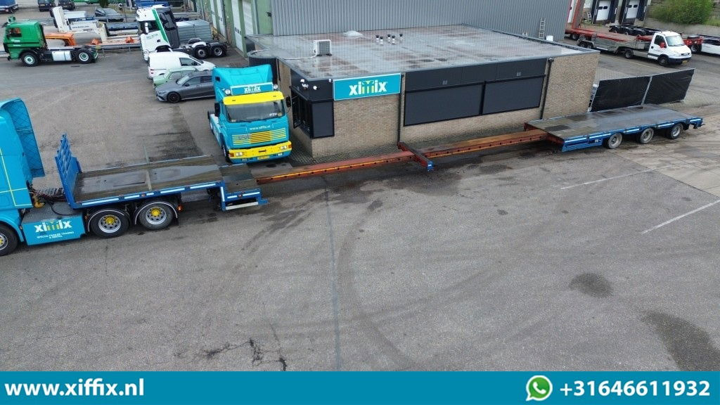 Broshuis 3-ass. Dubbel 2x uitschuifbare semi dieplader / 3x gestuurd - Low loader semi-trailer: picture 1 Broshuis 3-ass. Dubbel 2x uitschuifbare semi dieplader / 3x gestuurd - Low loader semi-trailer: picture 1