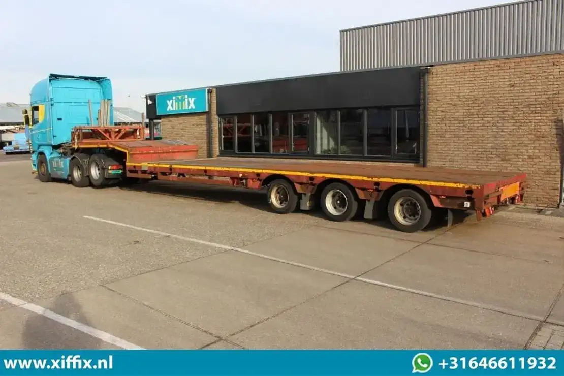 Faymonville 3-ass. dubbel 2x uitschuifbare Semi-Dieplader / 83 cm. Hoog / 3x ges - Low loader semi-trailer: picture 4 Faymonville 3-ass. dubbel 2x uitschuifbare Semi-Dieplader / 83 cm. Hoog / 3x ges - Low loader semi-trailer: picture 4