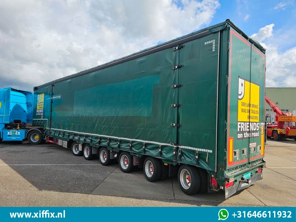 Meusburger 6-ass. Semi dieplader met elektische huifopbouw / 3x naloop gestuurd - Low loader semi-trailer: picture 4 Meusburger 6-ass. Semi dieplader met elektische huifopbouw / 3x naloop gestuurd - Low loader semi-trailer: picture 4