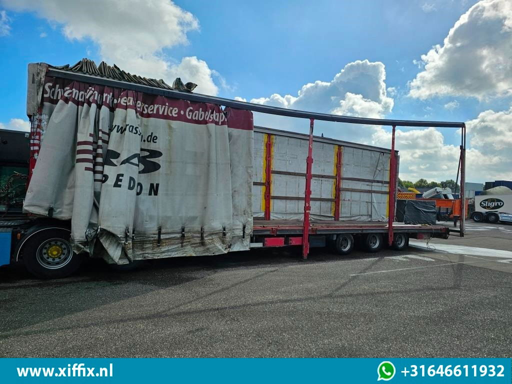 Wiese 3-ass. Semi dieplader met huifopbouw - Low loader semi-trailer: picture 4 Wiese 3-ass. Semi dieplader met huifopbouw - Low loader semi-trailer: picture 4