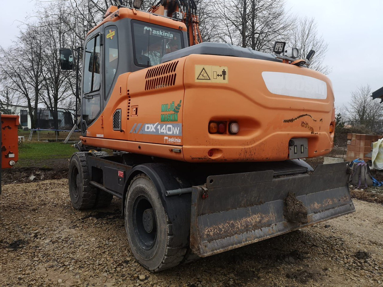 Doosan DX 140 - Wheel excavator: picture 2 Doosan DX 140 - Wheel excavator: picture 2