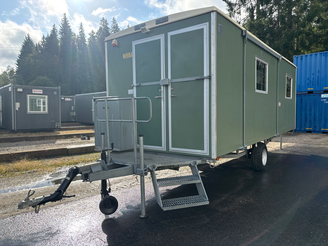 Arbetsvagnar PVTD-6 - Construction container, Trailer: picture 1 Arbetsvagnar PVTD-6 - Construction container, Trailer: picture 1