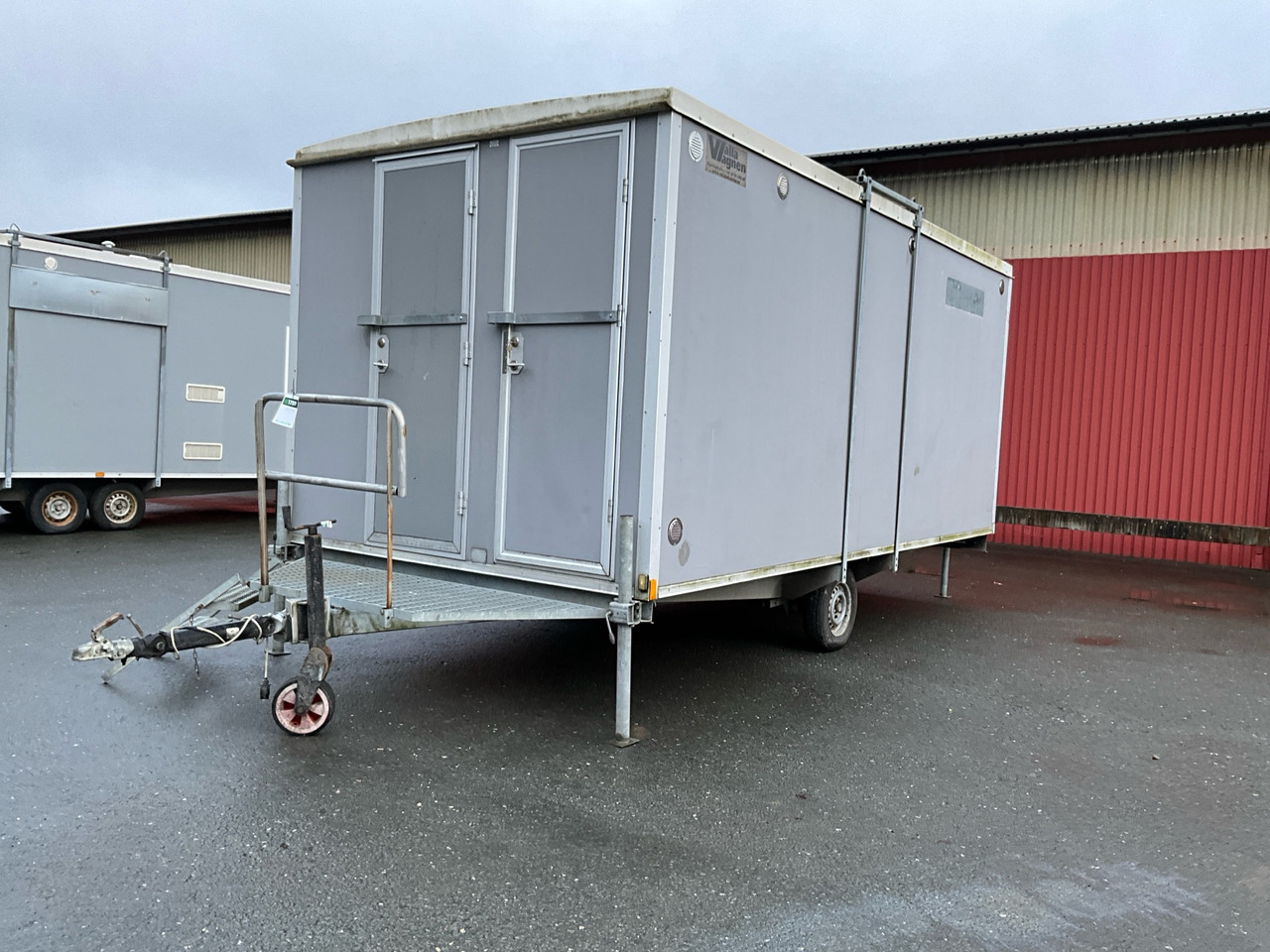 Vallavagnen DTPV 4 - Construction container, Trailer: picture 1 Vallavagnen DTPV 4 - Construction container, Trailer: picture 1