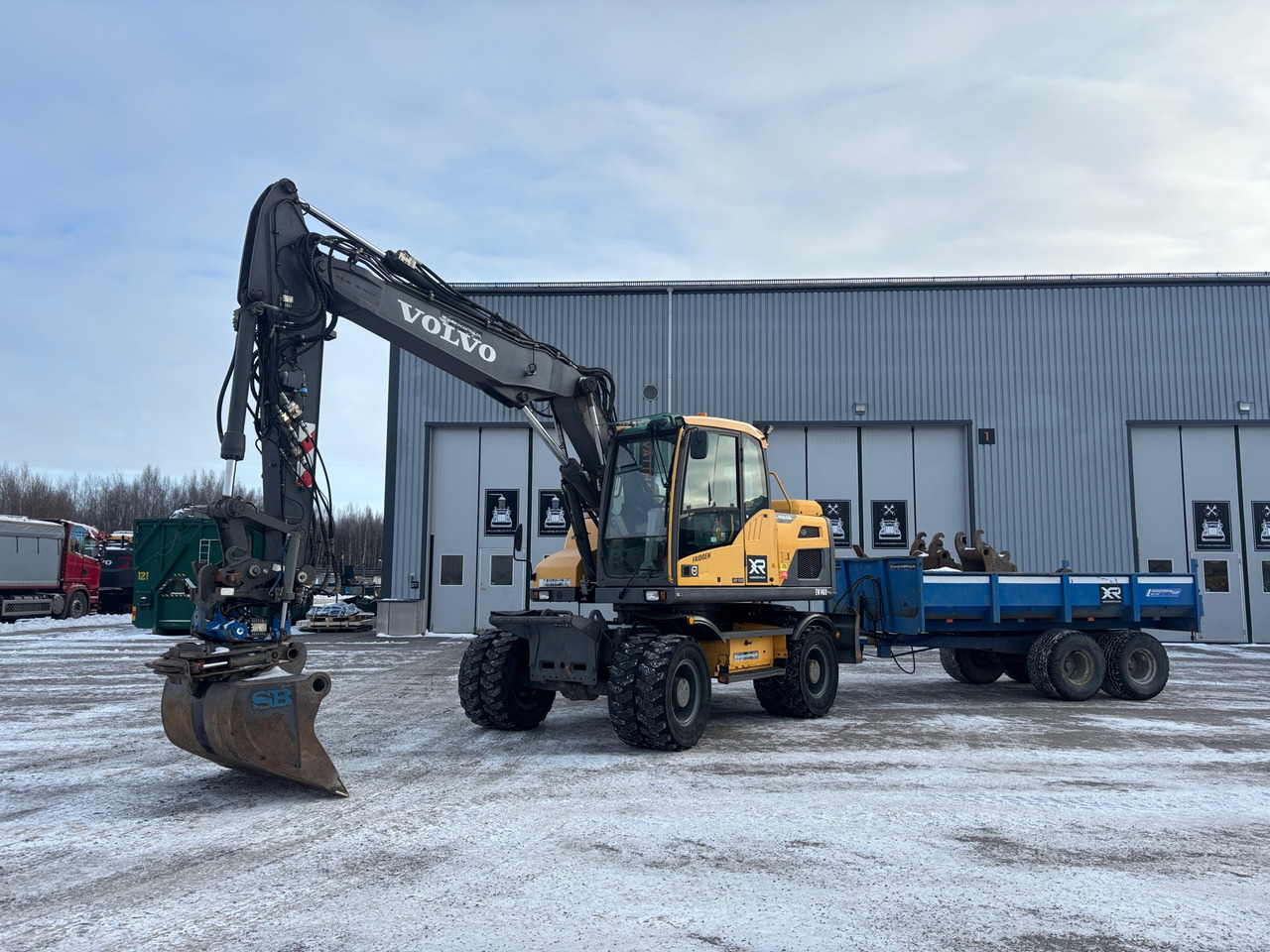 Volvo EW140D - Excavator: picture 1 Volvo EW140D - Excavator: picture 1