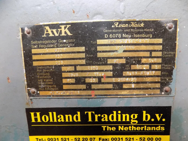 MAN generator 120 kva - Generator set: picture 4 MAN generator 120 kva - Generator set: picture 4