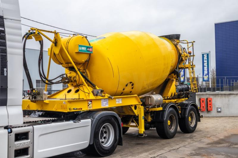 Imer BETON MIXER/MALAXEUR/MISCHER-10M3- STEERING AXLE - Concrete mixer semi-trailer: picture 1 Imer BETON MIXER/MALAXEUR/MISCHER-10M3- STEERING AXLE - Concrete mixer semi-trailer: picture 1