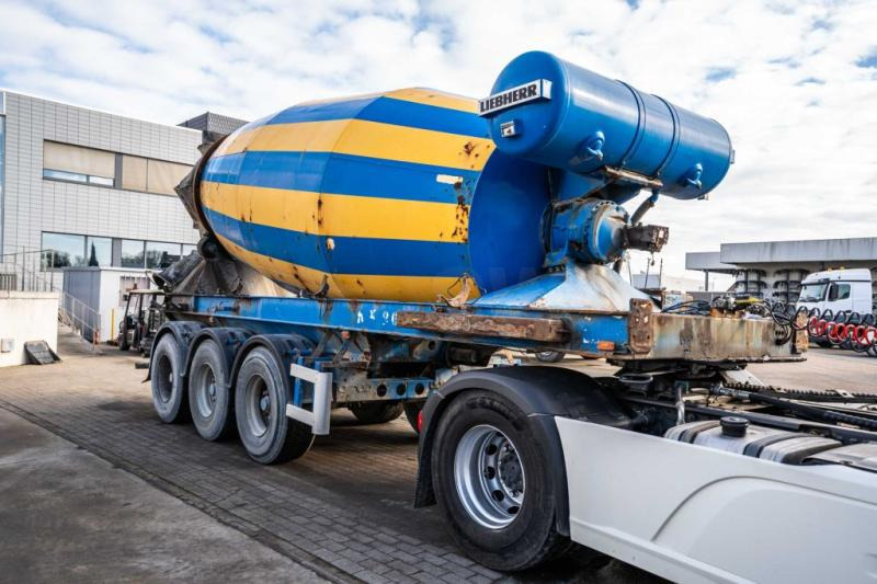 MULLER BETON MIXER/MALAXEUR/MISCHER LIEBHERR 12M3 - Concrete mixer semi-trailer: picture 2 MULLER BETON MIXER/MALAXEUR/MISCHER LIEBHERR 12M3 - Concrete mixer semi-trailer: picture 2