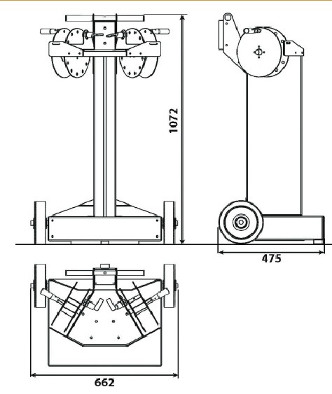 PIG TROLLEY ARP-1 - Ground support equipment: picture 2 PIG TROLLEY ARP-1 - Ground support equipment: picture 2