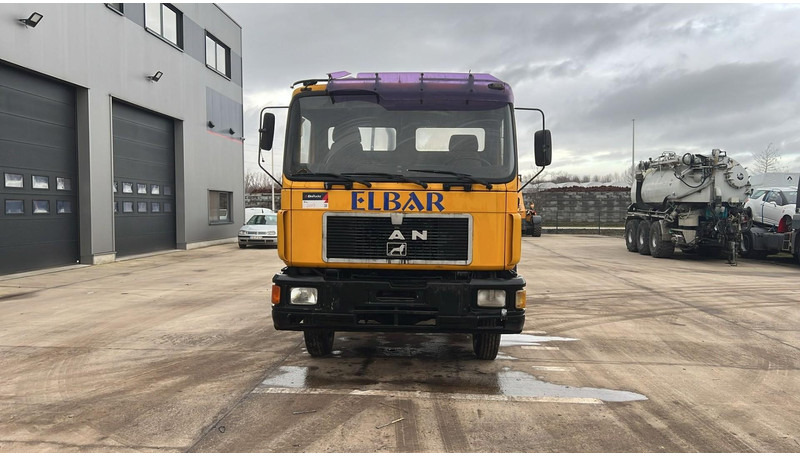 MAN 12.192 (MANUAL PUMP / 4X4 / POMPE MANUELLE / GRAND PONT / LAMES / STEEL SUSP.) - Dropside/ Flatbed truck: picture 2 MAN 12.192 (MANUAL PUMP / 4X4 / POMPE MANUELLE / GRAND PONT / LAMES / STEEL SUSP.) - Dropside/ Flatbed truck: picture 2