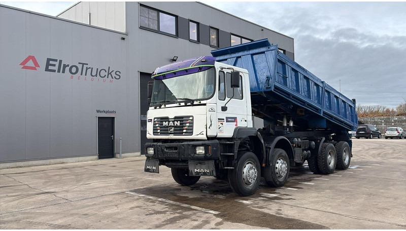 MAN 35.414 (6 CYLINDER / 8X6 / BIG AXLES / STEEL SUSP. / LAMES / GRAND PONT) - Tipper: picture 1 MAN 35.414 (6 CYLINDER / 8X6 / BIG AXLES / STEEL SUSP. / LAMES / GRAND PONT) - Tipper: picture 1