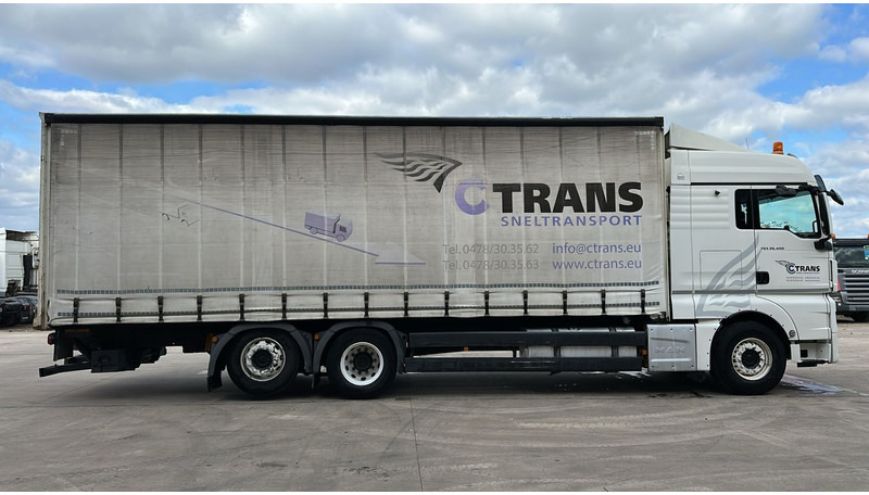 MAN TGX 26.400 (EURO 6 / 6X2 / LIFT / HAYON / BELGIAN TRUCK / GUTE ZUSTAND !! / 8.40 BOX LENGTH) - Curtainsider truck: picture 4 MAN TGX 26.400 (EURO 6 / 6X2 / LIFT / HAYON / BELGIAN TRUCK / GUTE ZUSTAND !! / 8.40 BOX LENGTH) - Curtainsider truck: picture 4