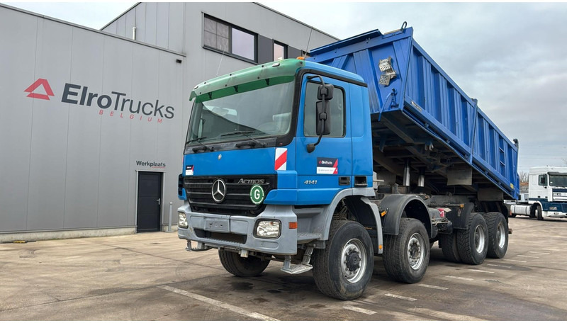Mercedes-Benz Actros 4141 (8X6 / EPS / PARFAIT ETAT / TOP CONDITION / V6 / MP2 / BIG AXLE / STEEL SUSP. / LAMES) - Tipper: picture 1 Mercedes-Benz Actros 4141 (8X6 / EPS / PARFAIT ETAT / TOP CONDITION / V6 / MP2 / BIG AXLE / STEEL SUSP. / LAMES) - Tipper: picture 1