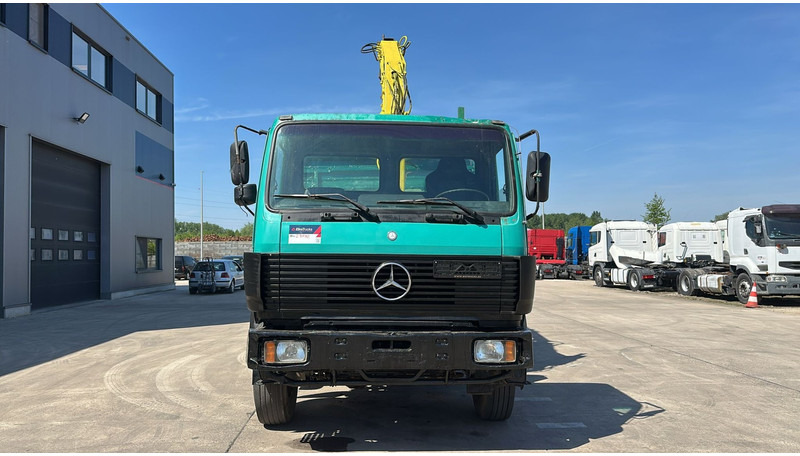 Mercedes-Benz SK 1722 (4X4 / LAMES / GRAND PONT / GRUE / TRES PROPRE / BIG HUB / STEEL SUSP. / V6) - Tipper, Crane truck: picture 2 Mercedes-Benz SK 1722 (4X4 / LAMES / GRAND PONT / GRUE / TRES PROPRE / BIG HUB / STEEL SUSP. / V6) - Tipper, Crane truck: picture 2