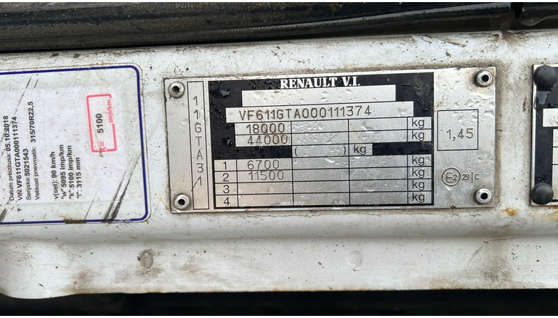 Tractor unit Renault AE 440 Magnum E-tech (BOITE MANUELLE / MANUAL GEARBOX): picture 13