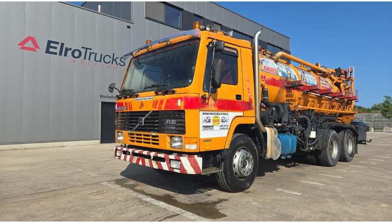 Volvo FL 10 - 320 (10500L + 1500L / 10 TYRES FULL STEEL / HIGH PRESSURE + VACUUM / POMPE MANUELLE / MANUAL PUMP) - Vacuum truck: picture 1 Volvo FL 10 - 320 (10500L + 1500L / 10 TYRES FULL STEEL / HIGH PRESSURE + VACUUM / POMPE MANUELLE / MANUAL PUMP) - Vacuum truck: picture 1
