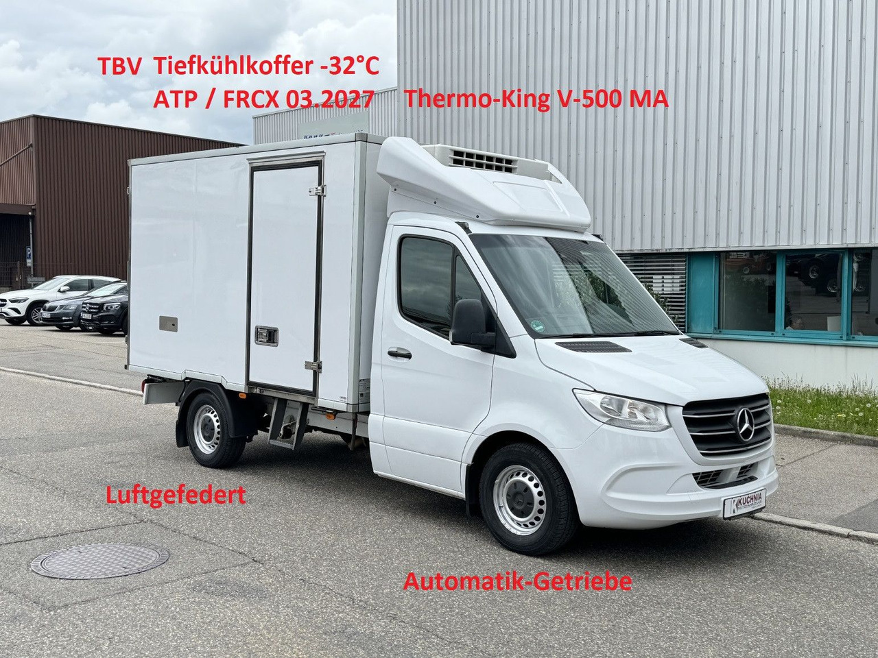 Mercedes-Benz Sprinter 316 Tiefkühl 3,3m TK V-500 MAX Luftgef. - Refrigerated van: picture 1 Mercedes-Benz Sprinter 316 Tiefkühl 3,3m TK V-500 MAX Luftgef. - Refrigerated van: picture 1
