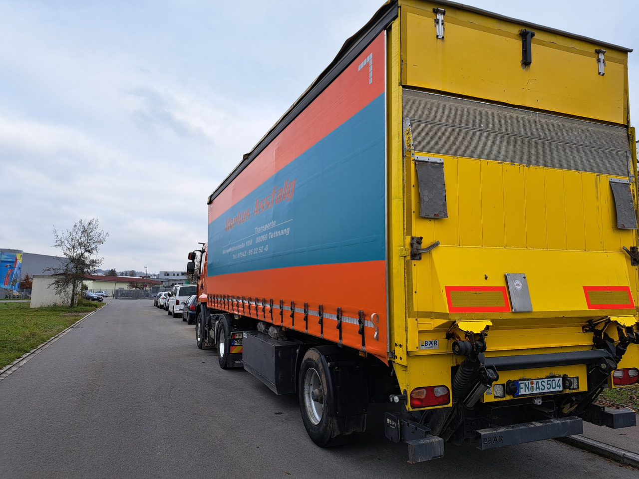MEUSBURGER MPS-1 - Curtainsider semi-trailer: picture 1 MEUSBURGER MPS-1 - Curtainsider semi-trailer: picture 1
