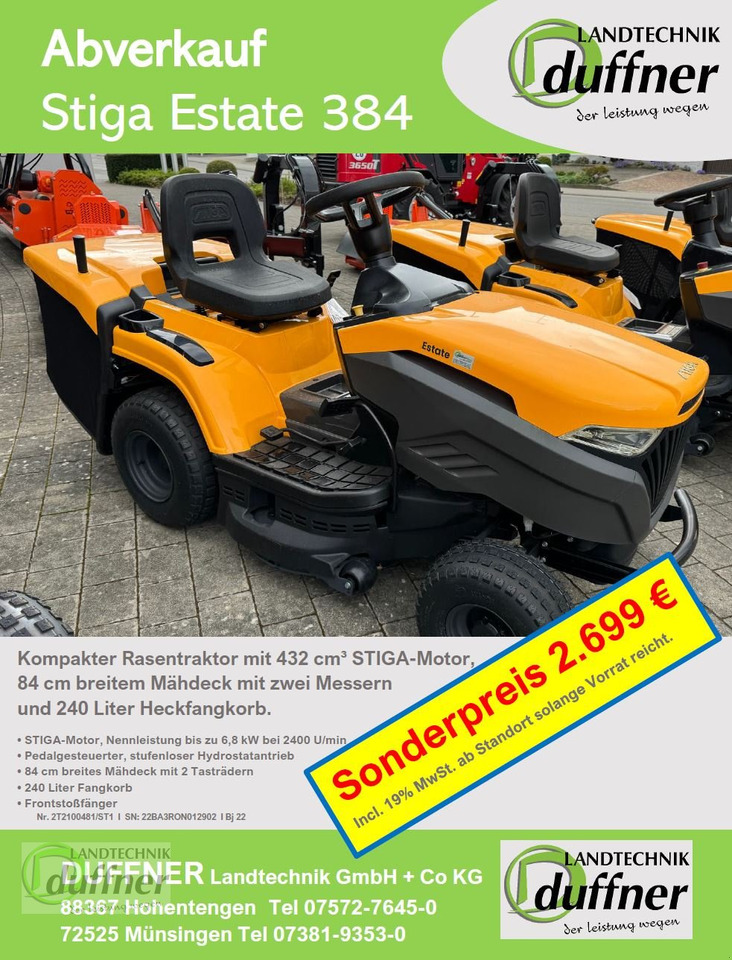 Stiga Stiga Estate 384 Hydr - Garden mower: picture 2 Stiga Stiga Estate 384 Hydr - Garden mower: picture 2