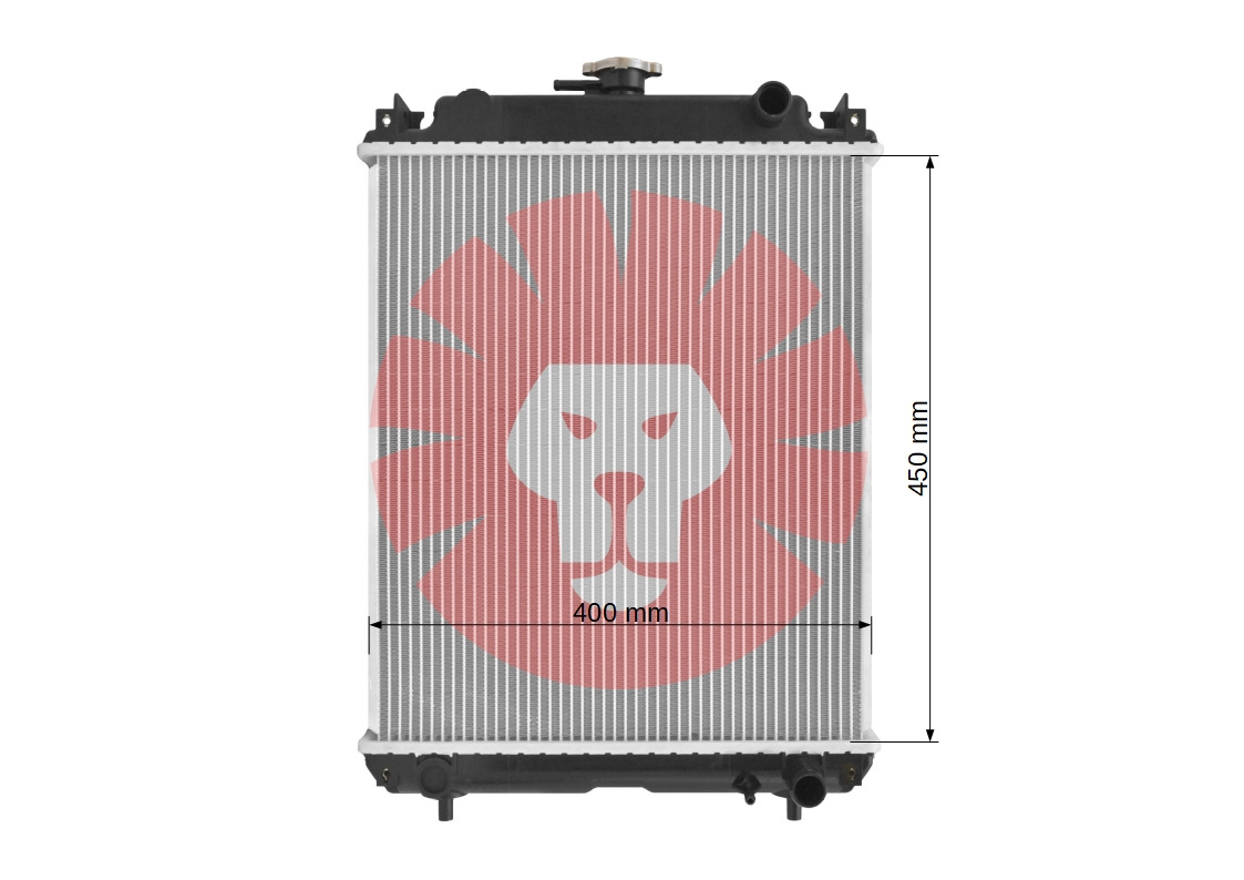 CATERPILLAR MM30CR MM40CR E303CR - Radiator for Excavator: picture 3 CATERPILLAR MM30CR MM40CR E303CR - Radiator for Excavator: picture 3