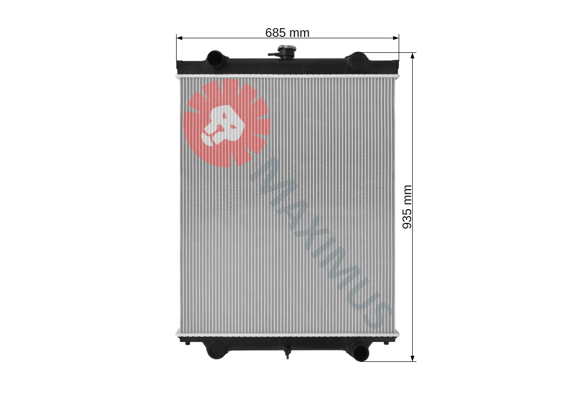 HITACHI 135C ZAXIS120 ZAXIS130 ZAXIS135 ZX110 ZX120 ZX125 ZX130 ZX135 - Radiator for Excavator: picture 3 HITACHI 135C ZAXIS120 ZAXIS130 ZAXIS135 ZX110 ZX120 ZX125 ZX130 ZX135 - Radiator for Excavator: picture 3