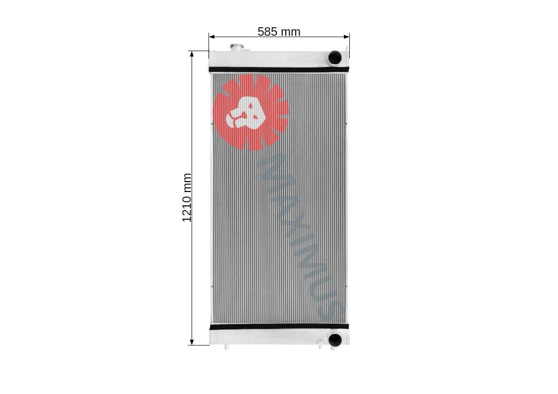 HITACHI ZAXIS450 - Radiator for Excavator: picture 3 HITACHI ZAXIS450 - Radiator for Excavator: picture 3