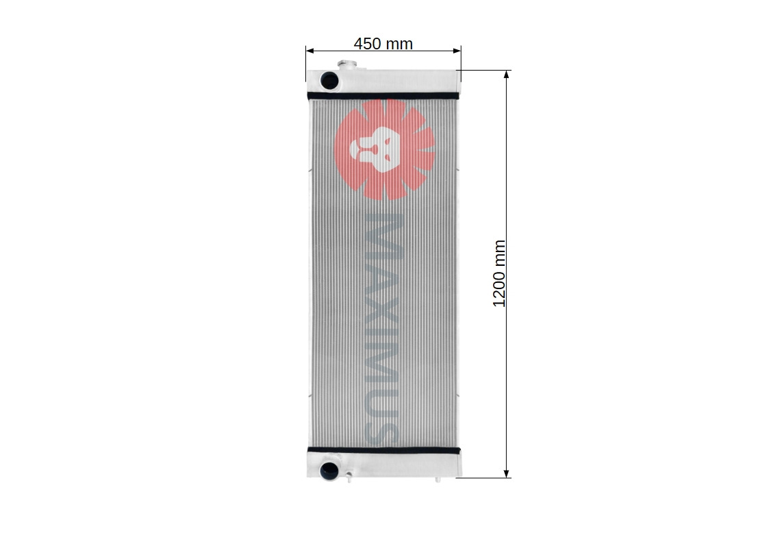 HITACHI ZX330 ZX350 ZX360 ZX400 - Radiator for Excavator: picture 3 HITACHI ZX330 ZX350 ZX360 ZX400 - Radiator for Excavator: picture 3