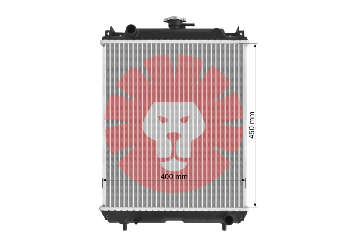 KOMATSU PC30R PC35R - Radiator for Excavator: picture 3 KOMATSU PC30R PC35R - Radiator for Excavator: picture 3