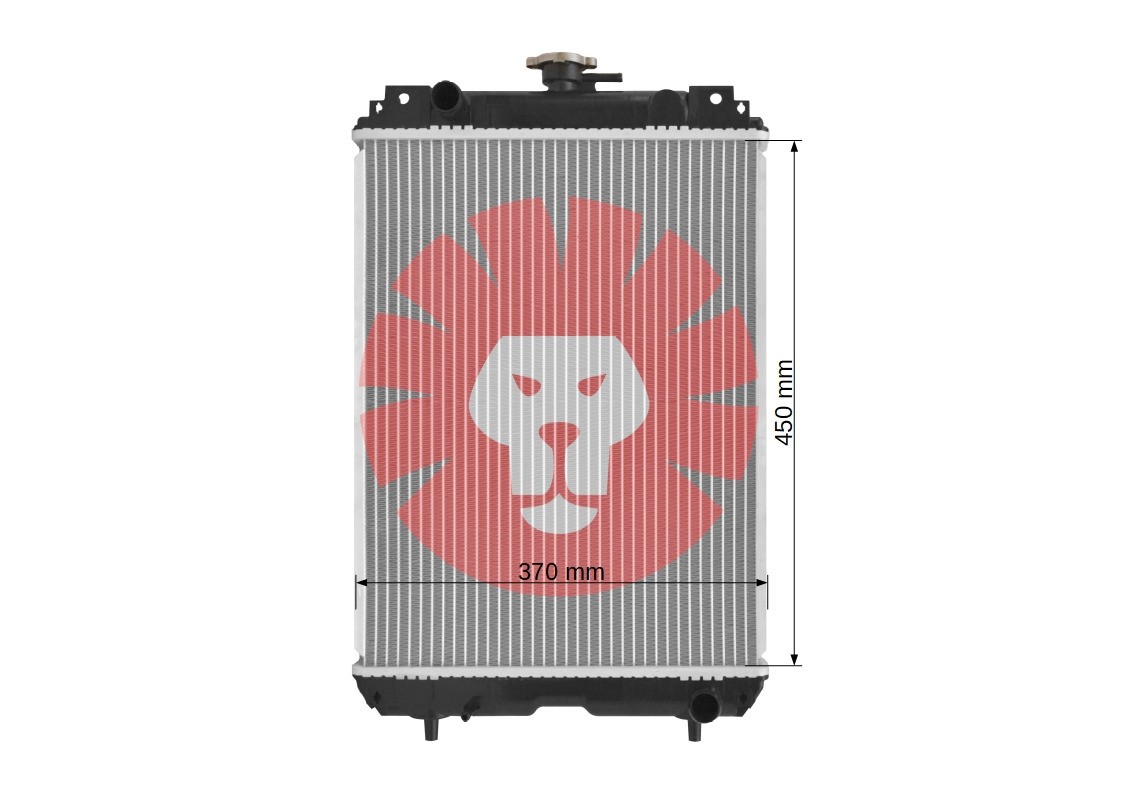 KOMATSU PC35MR PC20R PC28UU PC27MR PC30MR PC30UU - Radiator for Mini excavator: picture 3 KOMATSU PC35MR PC20R PC28UU PC27MR PC30MR PC30UU - Radiator for Mini excavator: picture 3