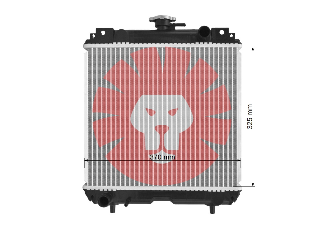 KUBOTA U15 U17 - Radiator for Excavator: picture 3 KUBOTA U15 U17 - Radiator for Excavator: picture 3