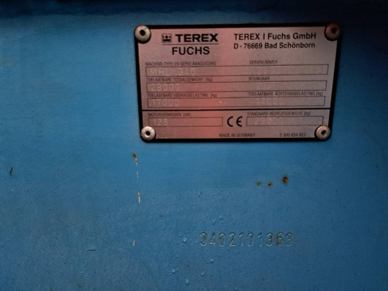 Waste/ Industry handler for transportation of garbage Fuchs MHL340D: picture 17