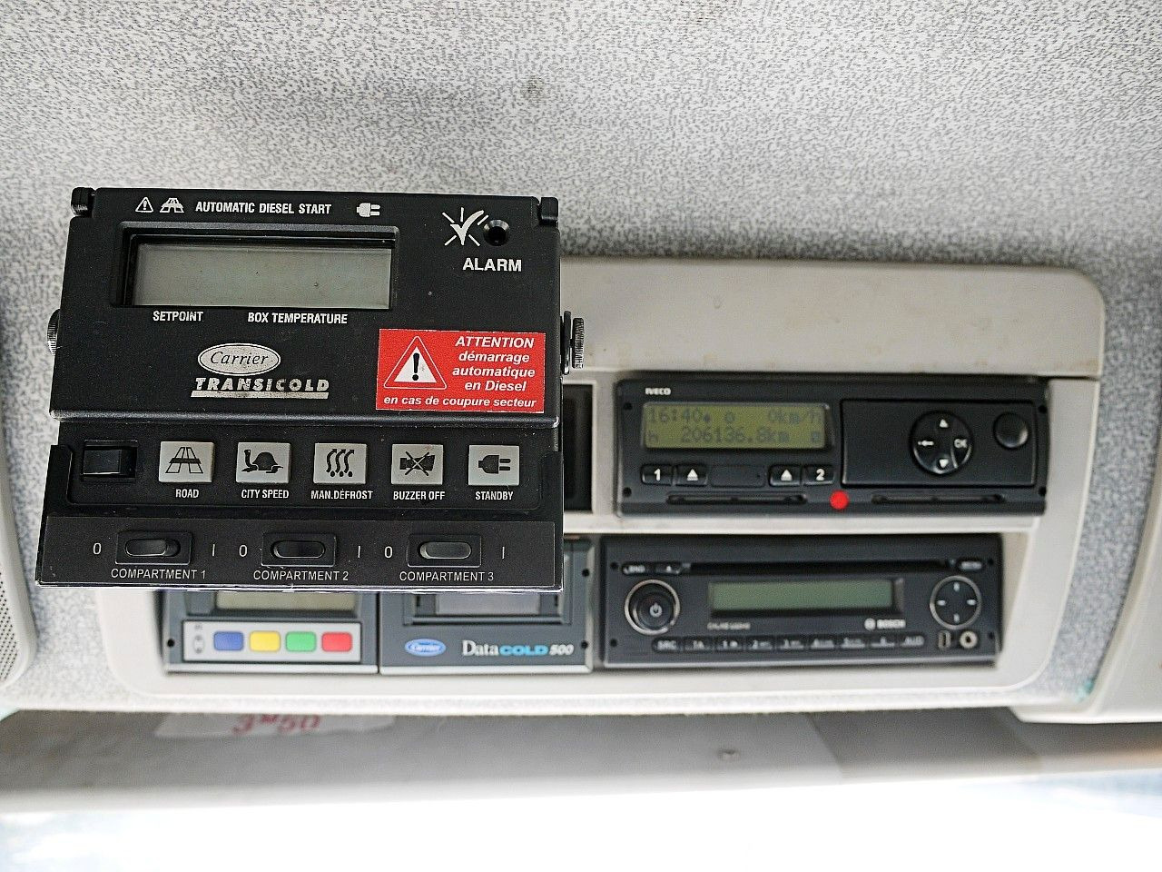 Refrigerator truck Iveco 140E19 EUROCARGO KUHLKOFFER CARRIER SUPRA 1250MT: picture 14