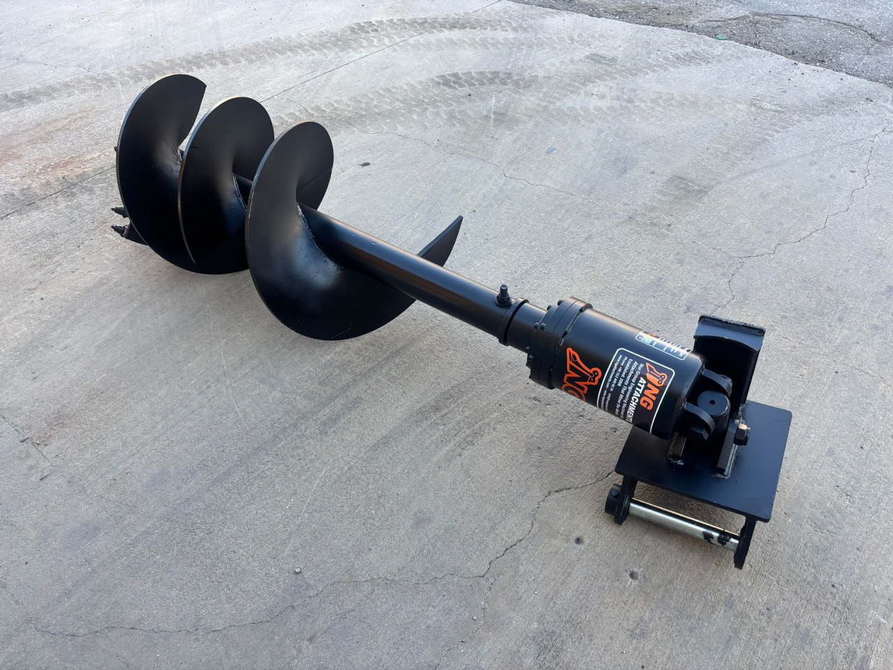 HYDRAULIC AUGER ATTACHMENT - Auger for Excavator: picture 3 HYDRAULIC AUGER ATTACHMENT - Auger for Excavator: picture 3