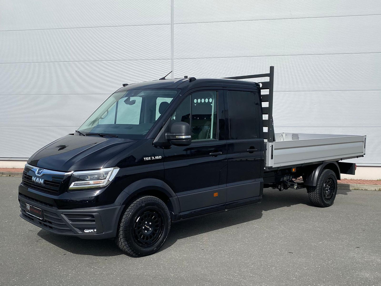 MAN TGE 3.160 Pritsche DOKA LR HECK AHK 3.5t ACC NAV - Open body delivery van, Combi van: picture 1 MAN TGE 3.160 Pritsche DOKA LR HECK AHK 3.5t ACC NAV - Open body delivery van, Combi van: picture 1