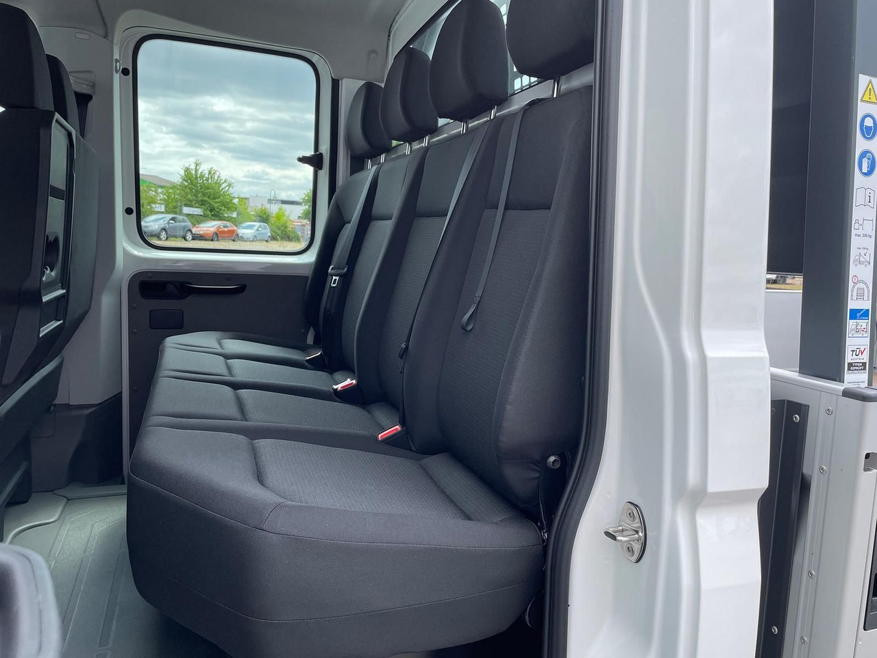 Open body delivery van, Combi van MAN TGE 3.160 Pritsche DOKA MR HECK AHK 3.5t ACC NAV: picture 19