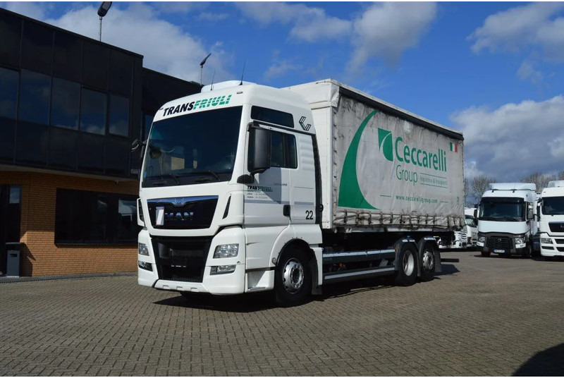 MAN TGX 26.440 * RETARDER * EURO6 * 6X2 * - Curtainsider truck: picture 1 MAN TGX 26.440 * RETARDER * EURO6 * 6X2 * - Curtainsider truck: picture 1