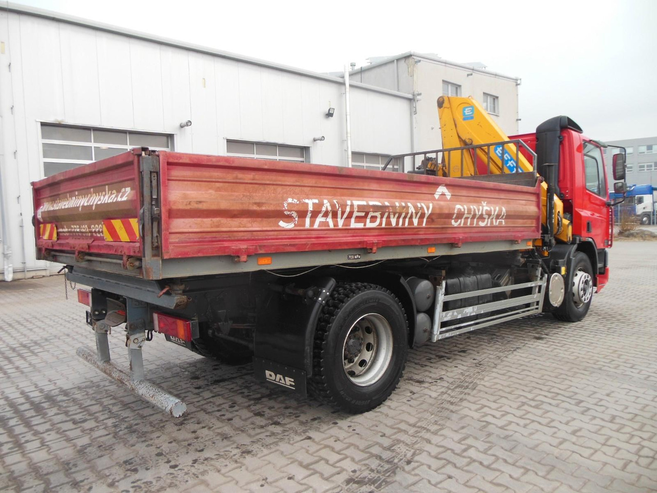 DAF CF 65.240,KRAN EFFER 110/2S,MANUELL,BLATT,1 HAND - Tipper, Crane truck: picture 3 DAF CF 65.240,KRAN EFFER 110/2S,MANUELL,BLATT,1 HAND - Tipper, Crane truck: picture 3