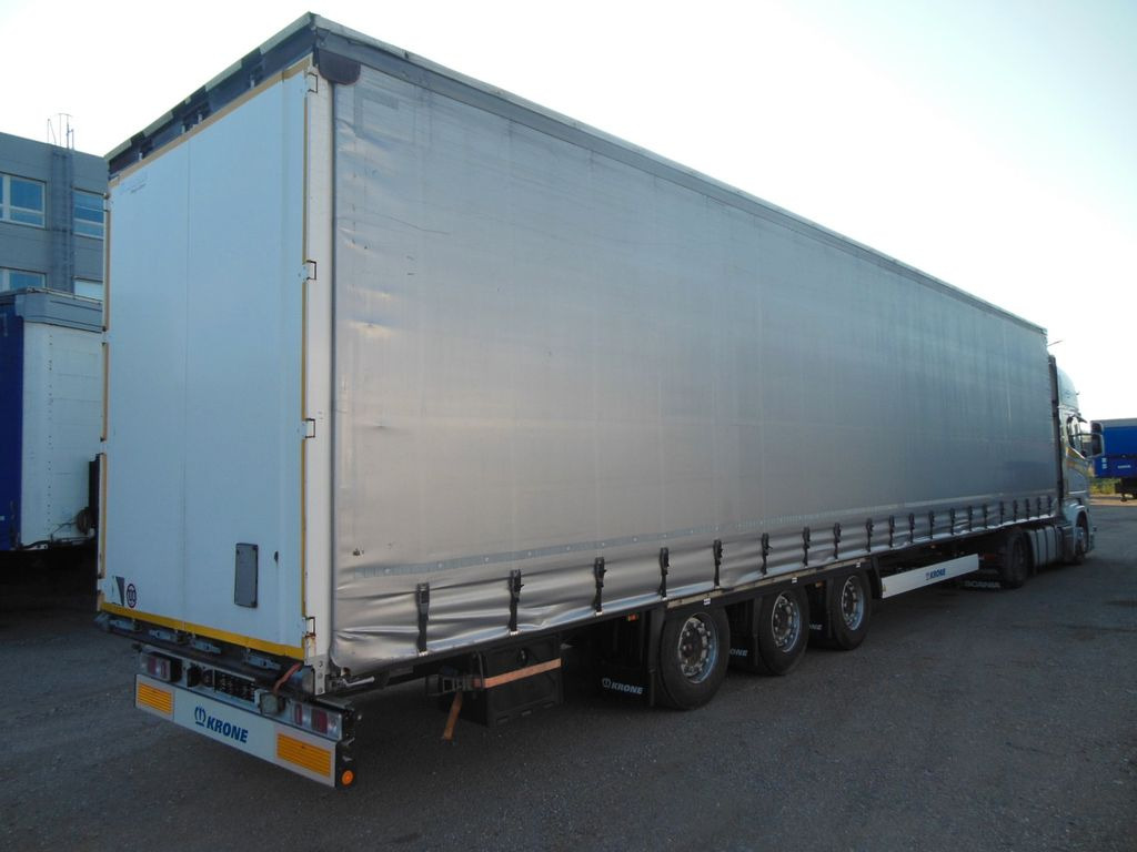 Krone SD, LOWDECK, SAF, LIFTACHSE - Curtainsider semi-trailer: picture 1 Krone SD, LOWDECK, SAF, LIFTACHSE - Curtainsider semi-trailer: picture 1