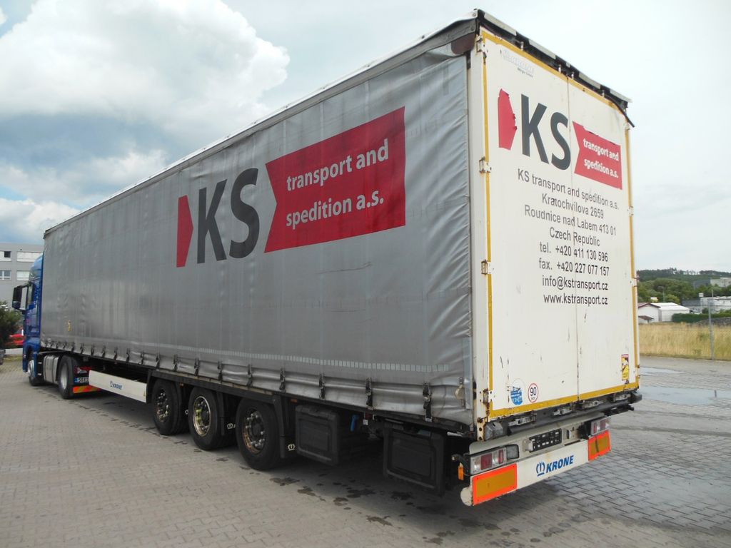 Krone SD MEGA LINER, LOWDECK - Curtainsider semi-trailer: picture 2 Krone SD MEGA LINER, LOWDECK - Curtainsider semi-trailer: picture 2