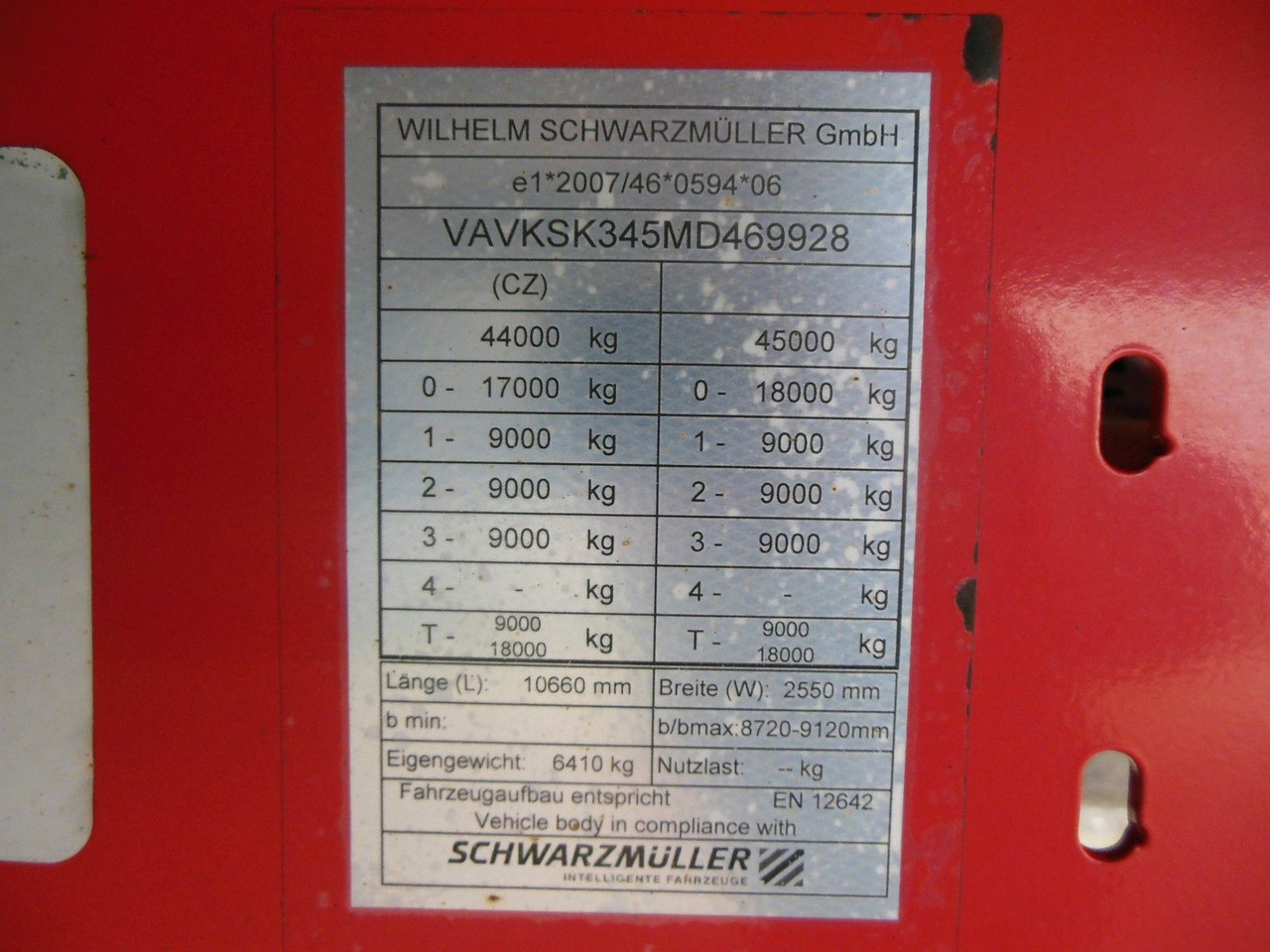 Tipper semi-trailer Schwarzmüller KIS 3/E, SAF, 49M3, ACHSEN 9 TONE, TOP: picture 23 Tipper semi-trailer Schwarzmüller KIS 3/E, SAF, 49M3, ACHSEN 9 TONE, TOP: picture 23