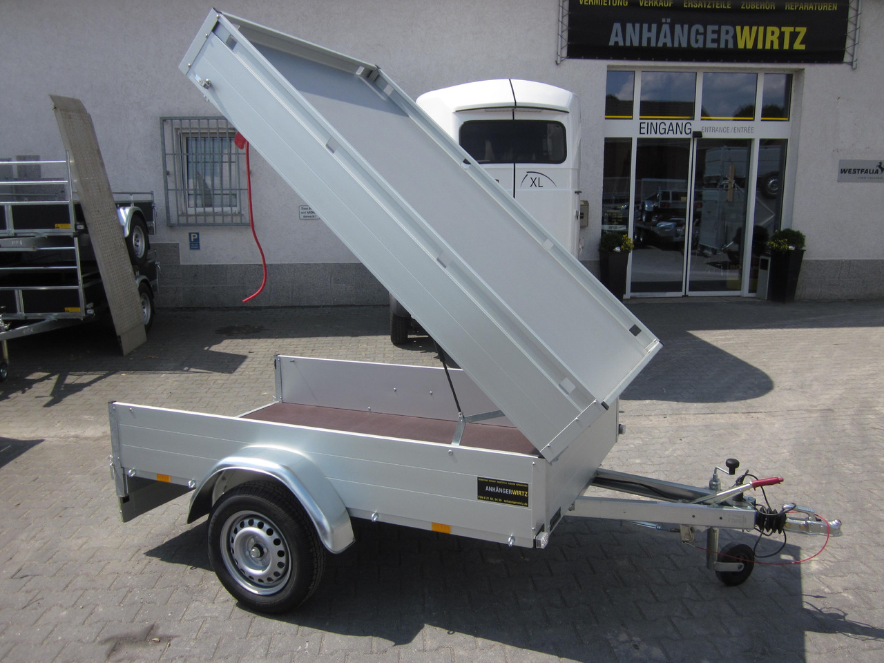 ALUBOXX Deckelanhänger GTB 1200 HT 251x126x48cm (S) 1160kg - Car trailer: picture 1 ALUBOXX Deckelanhänger GTB 1200 HT 251x126x48cm (S) 1160kg - Car trailer: picture 1